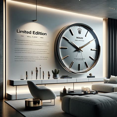 big rolex wall clock|rolex desktop clock.